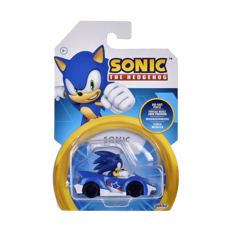 Jakks Pacific Sonic Vehículo 1:64 Die-Cast W3 Surtido