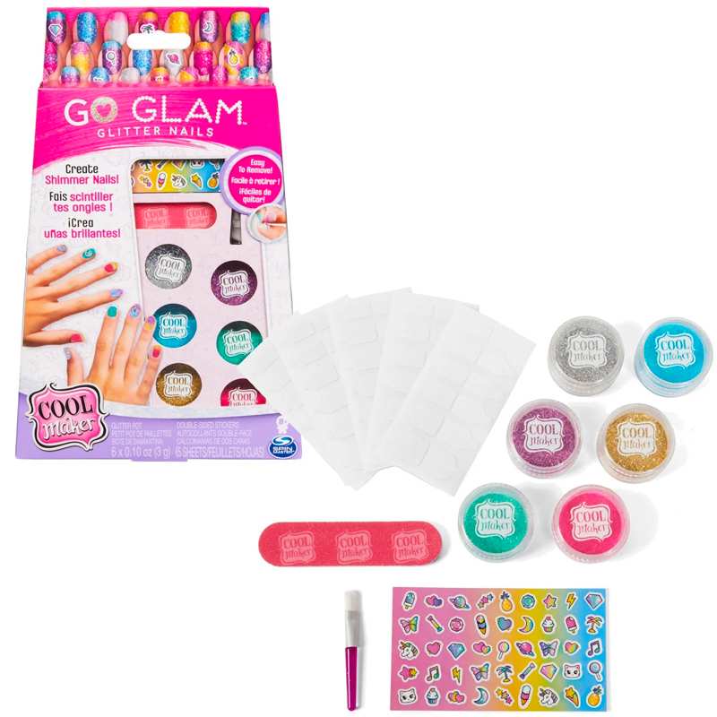 Boing Toys  6059916 Go Clam Set De Uñas Brillantes
