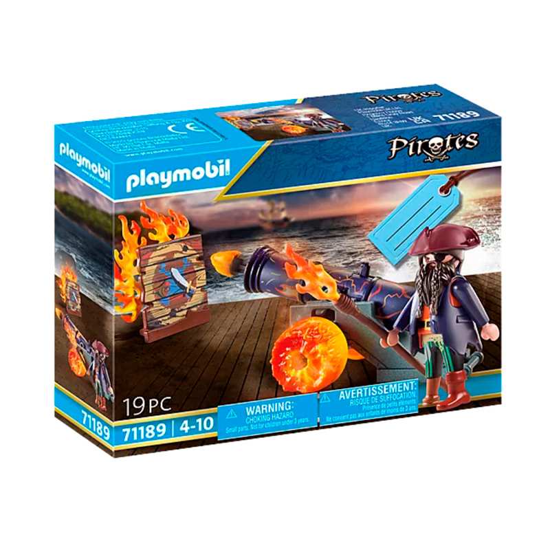 Playmobil Piratas  71189 Set De Pirata Con Cañon