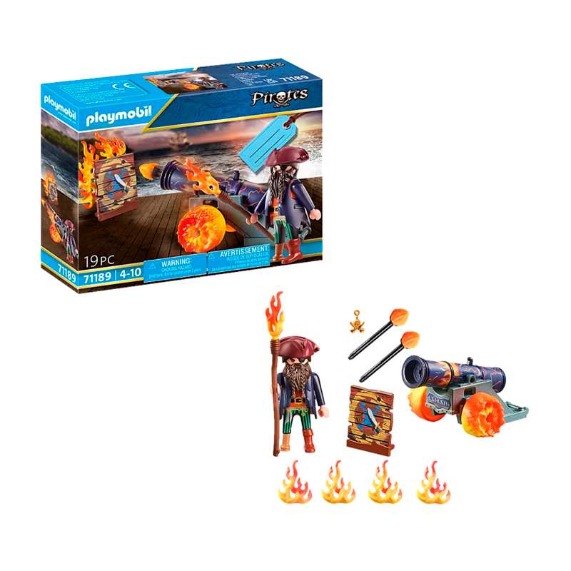 Playmobil Piratas  71189 Set De Pirata Con Cañon