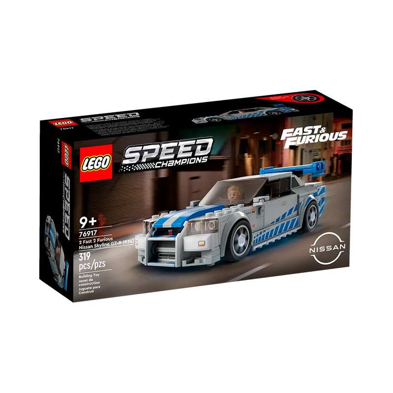 Lego Speed Champions 76917 Rapido Y Furioso Nissan Skyline Gt-R (R34)