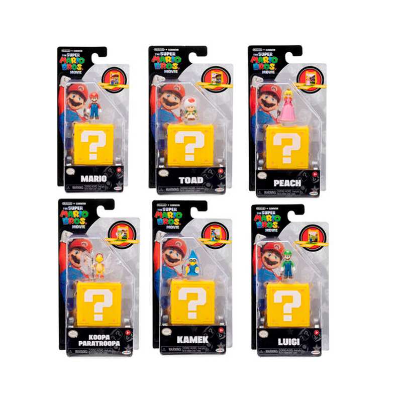 Jakks Pacific Nintendo 416504 Mini Figuras Super Mario Bros La Pelicula Surtido