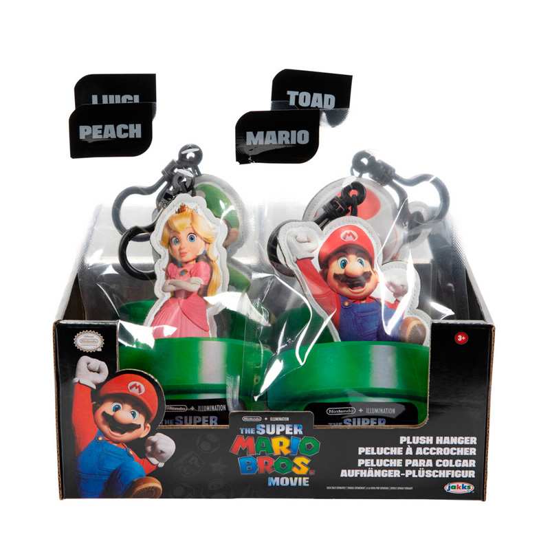 JAKKS PACIFIC Nintendo 417234 Peluche Super Mario Bros La Pelicula  Asst