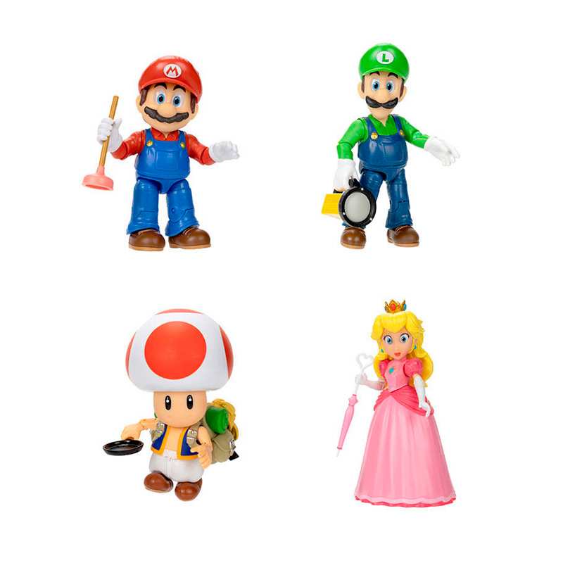 Jakks Pacific Nintendo 417764 Pelicula Super Mario Bros Figuera  5 Pulg Surtido