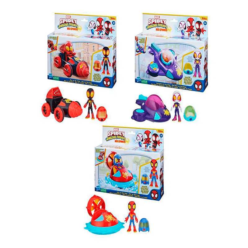 Hasbro Marvel F6775 Spider Amazing Friends Vehiculo Surtido