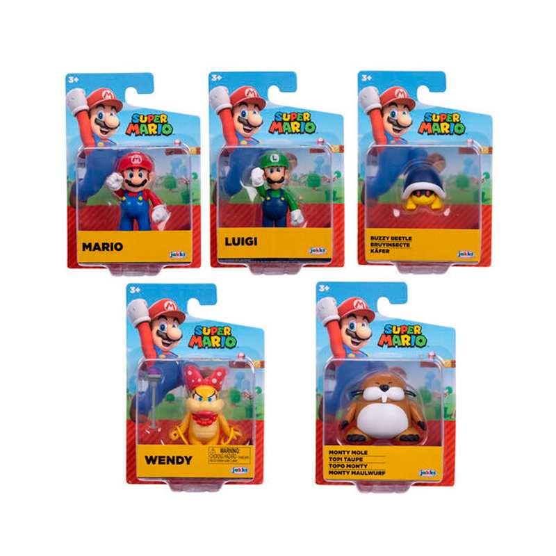 Jakks Pacific Nintendo 415784 Mini Figuras Super Mario 2 Figuras