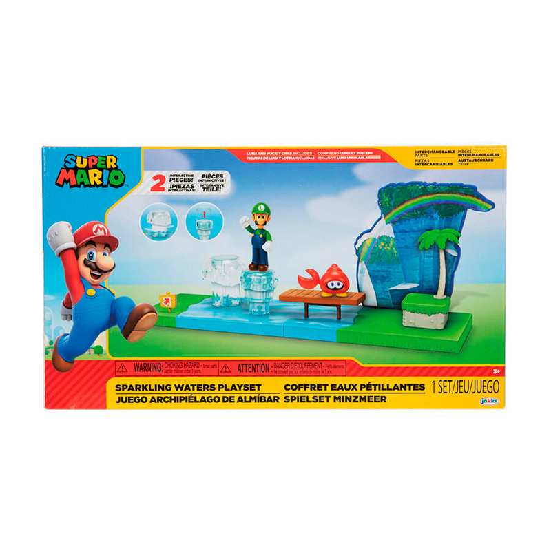 Jakks Pacific Nintendo 413664 Super Mario Set De Juego Aguas Espumosas
