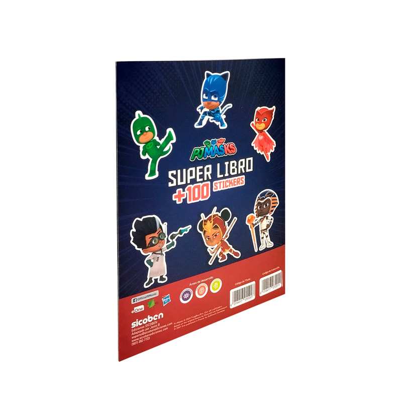 Kadi 55007 Super Libro De Stickers Y Actividades Pj Mask