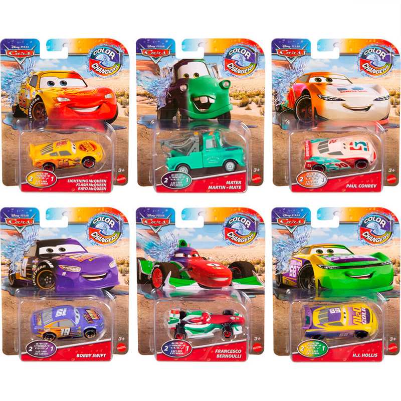 Mattel Disney Pixar Gny94 Vehiculo Cars Cambio De Color Surtido
