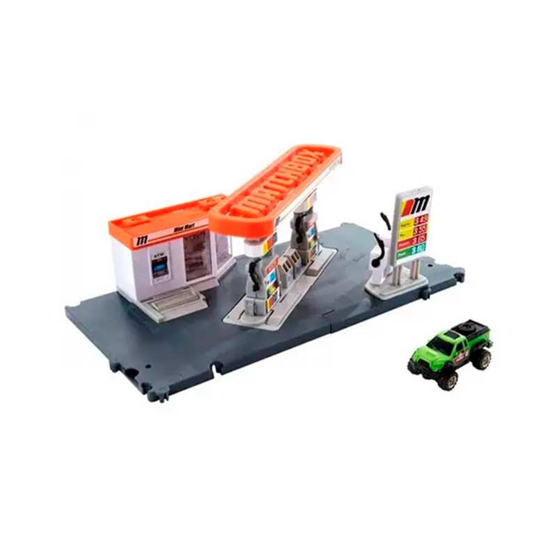 Mattel Matchbox Gvy82 Set Basico  Gasolinera