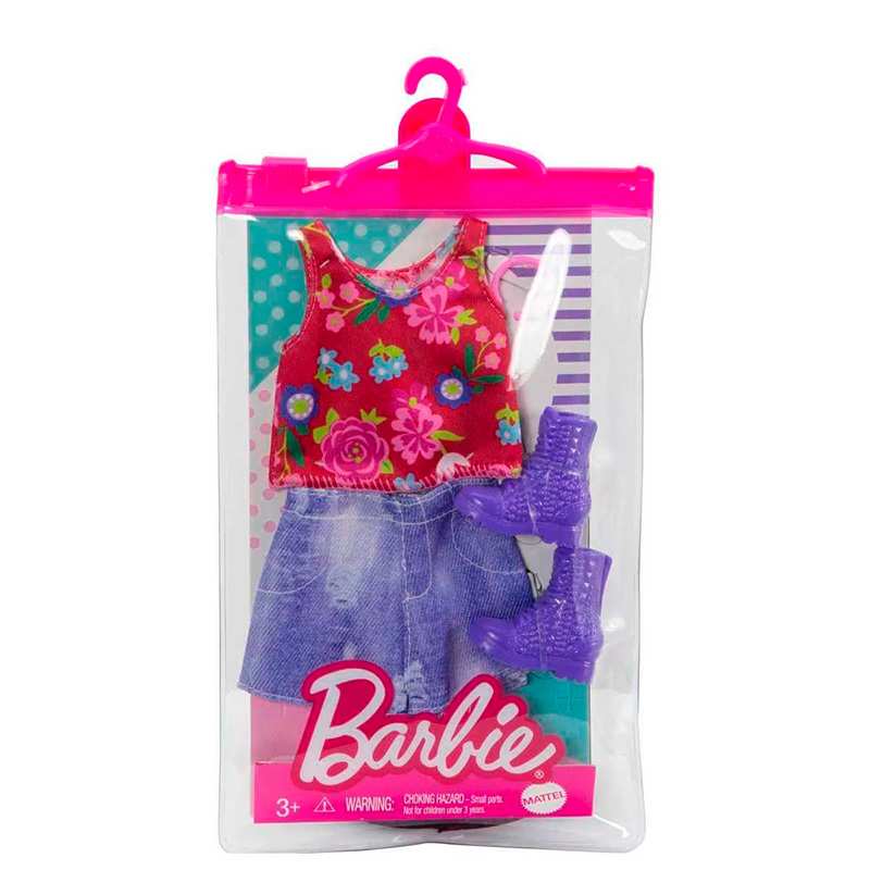 Mattel Barbie Gwd96 Set De Look De Moda Y Accesorios Surtido