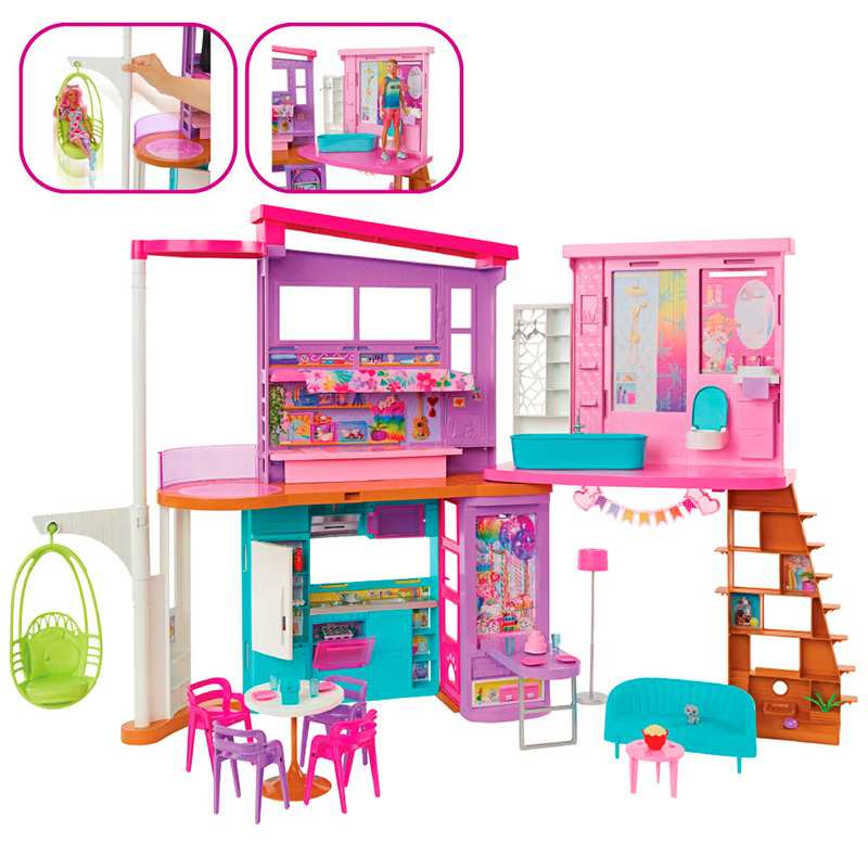 Mattel Barbie Hcd50 Set Casa De Vacaciones