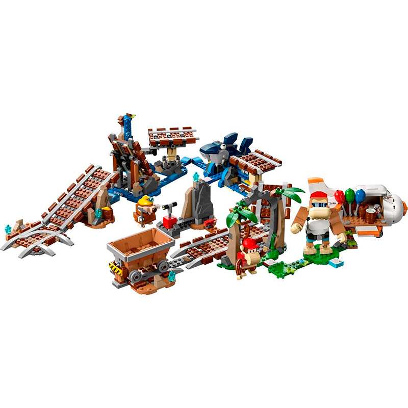 Lego Super Mario Bros 71425 Set De Vagon  Miner De Diddy Kong