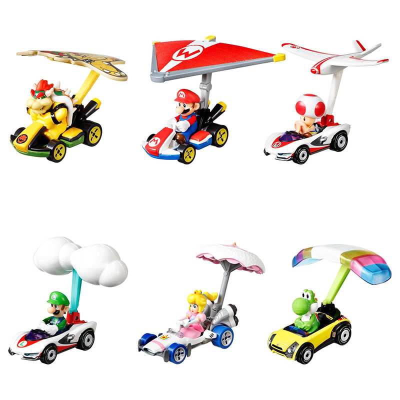 Mattel Hot Wheels Gvd30 Vehiculo Con Parapente Mario Kart Surtido