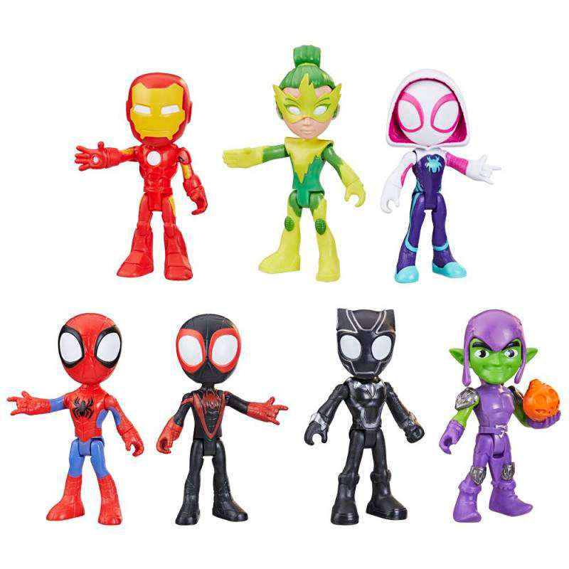 Hasbro Marvel F8144 Figura Spider Amazing Friends Serie 4