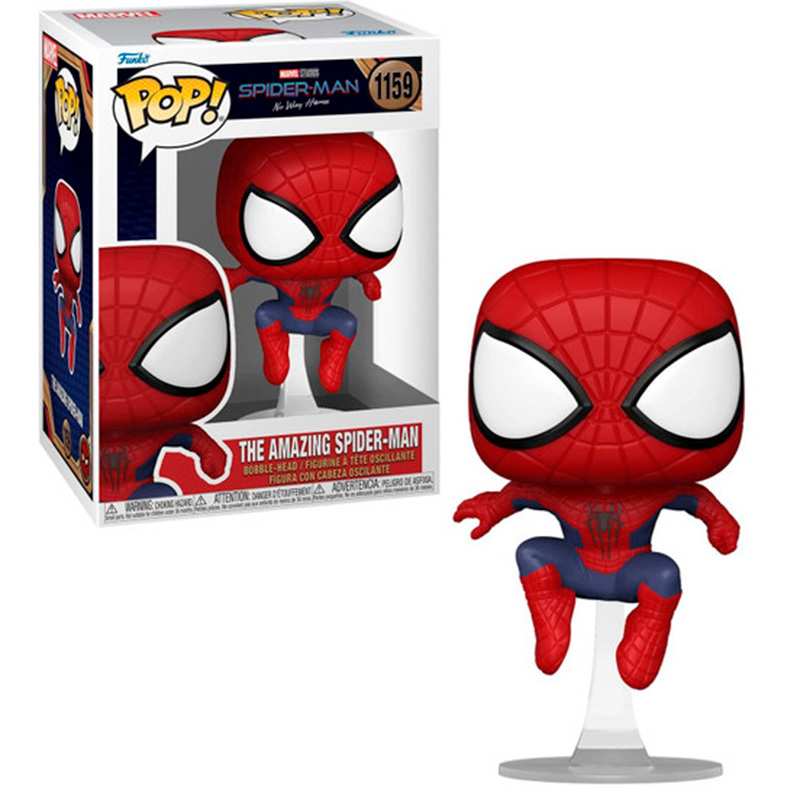 Funko Pop! 67608 Figura De Accion Spider-Man # 1159 Spider-Man Saltando