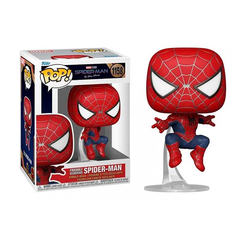 Funko Pop! 67607 Figura De Accion Spider-Man #1158 Friendly Spider-Man