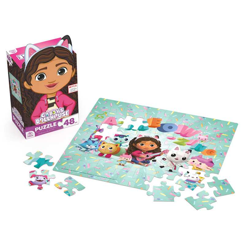 Spin Master Gabby'S Dollhouse 6065937 Rompecabezas 48 Pzs