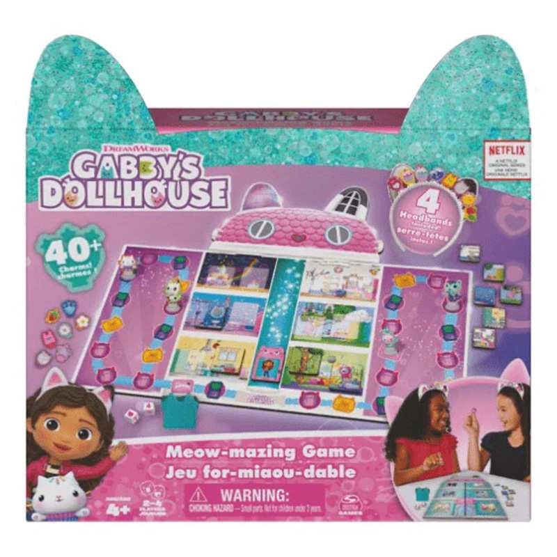 Spin Master Gabby'S Dollhouse 6065769 Juego De Mesa Miau