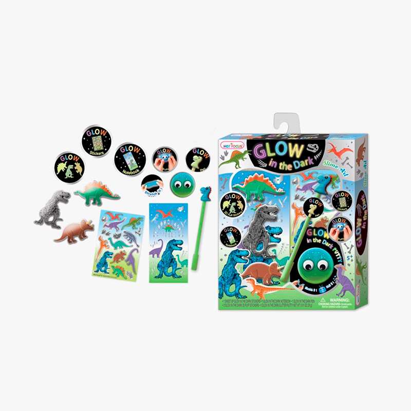 Hot Focus 263Ndi Dino Slime Art Glow In The Dark