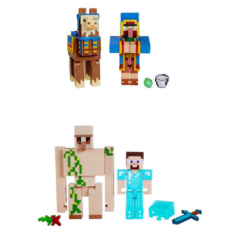 Mattel Minecraft Gtt53 Set De 2 Figuras Surtido