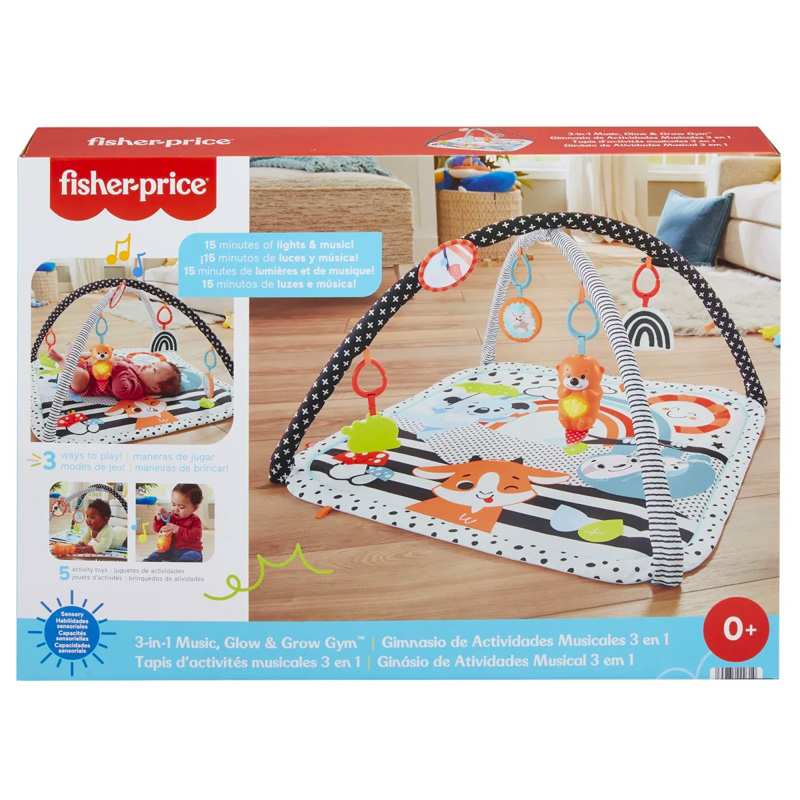 Mattel Fisher Price Hbp41 Gimnasio De Actividades Musicales 3 En 1 Refresh