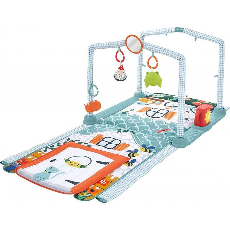 Mattel Fisher Price Hjk45 Gimnasio De Actividades Para Jugar Y Gatear 3 En 1