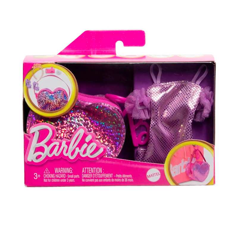 Mattel Barbie Hjt42 Fashion Beauty Accesorios Maleta Con Vestido Surtido