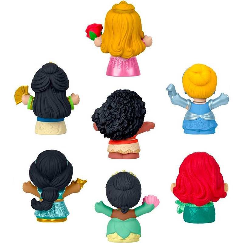 Mattel Fisher Price Hjw75 Little People 7 Pack Princesas Disney