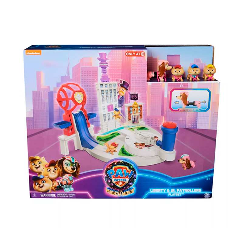 Spin Master Paw Patrol 6067028 Mighty Movie Set Libertad Y Jr. Patrulleros