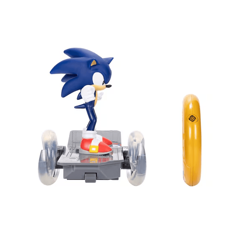 Jakks Pacific Sonic 417014-V1 Speed Control Remote Vehicle Con Moneda