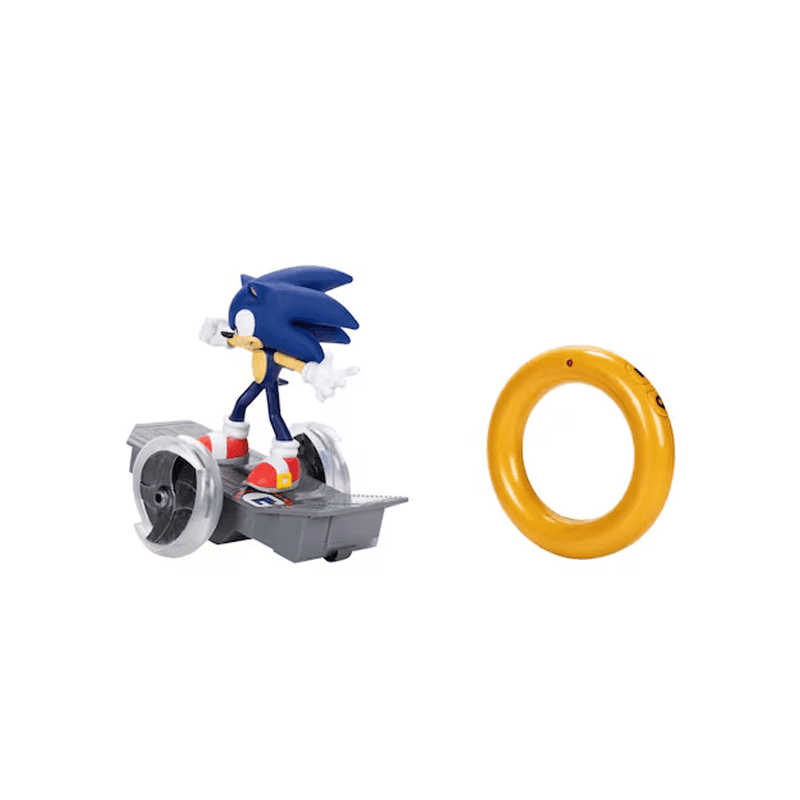 Jakks Pacific Sonic 417014-V1 Speed Control Remote Vehicle Con Moneda