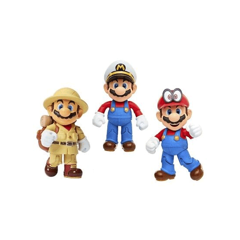 Jakks Pacific Nintendo 406534 Multipack 3 Figuras Super Mario Odyssey