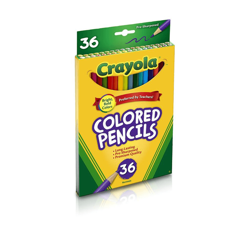 Crayola C684036 Lapices De Madera Largos 36 Colores
