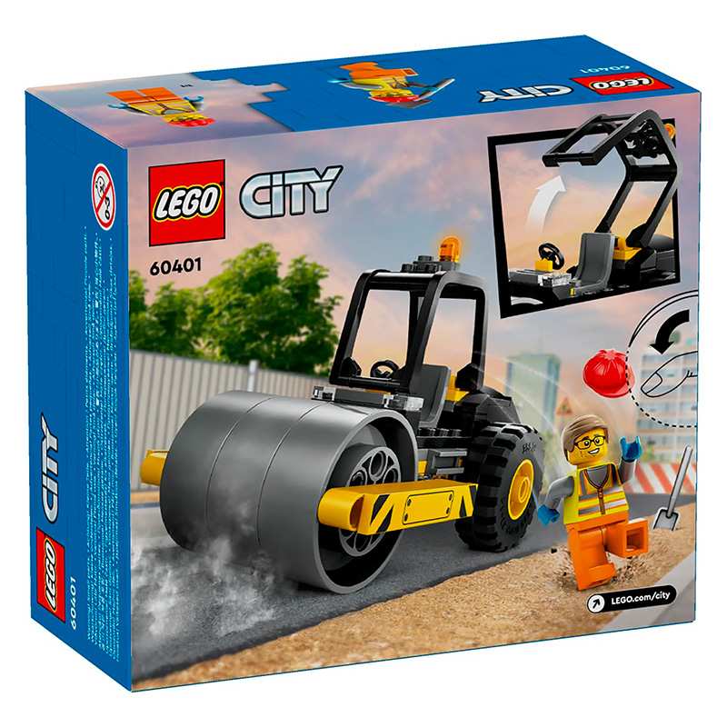 Lego City 60401 Apisonadora De Construcción