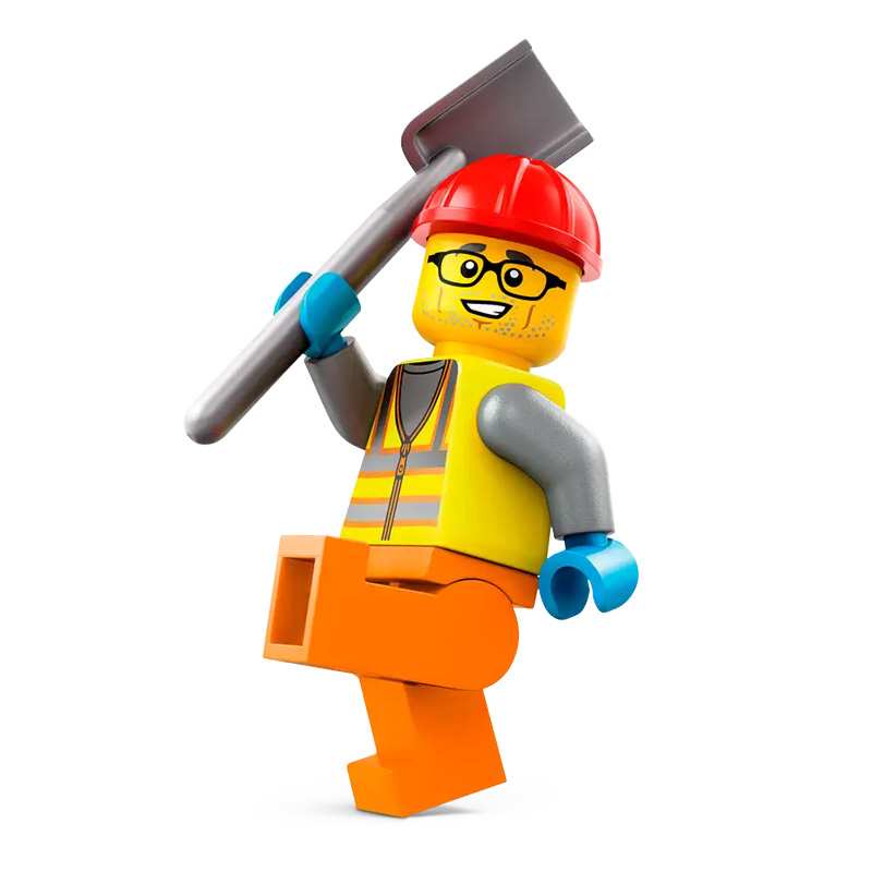 Lego City 60401 Apisonadora De Construcción