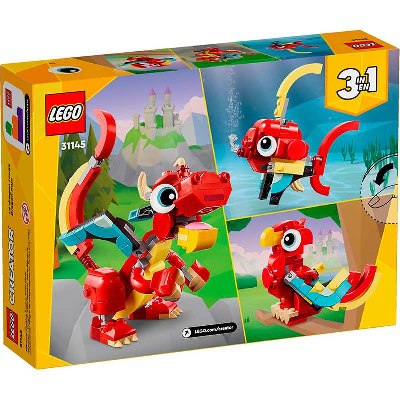 Lego Creator 31145 Dragón Rojo