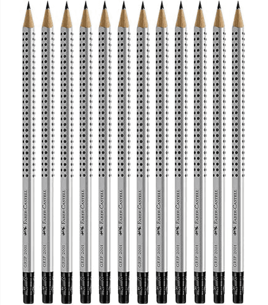 Faber Castell  Fc111900 Lápiz Grafito Jumbo Grip 12 Unidades