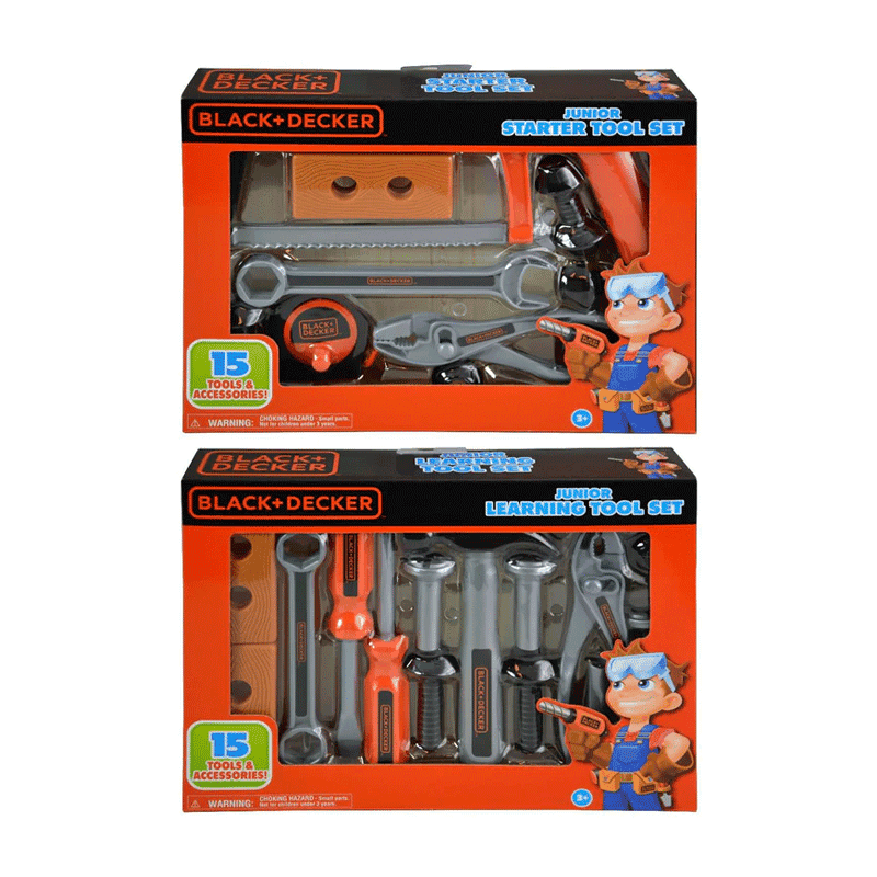 Jakks Pacific Black And Decker 39664-2L-Rf1 Set De Herramientas Pequeño Constructor