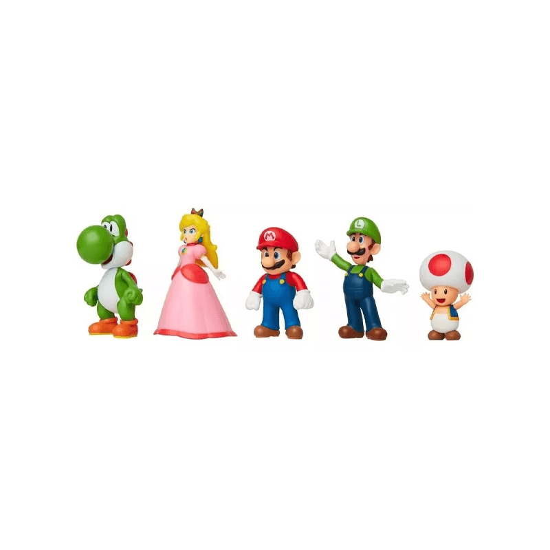 Jakks Pacific Nintendo 413704 Super Mario Bros Set 5 Figuras 2.5 Multipack Surtido
