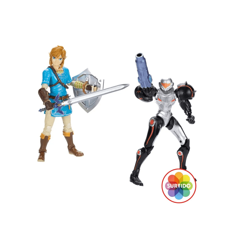 Jakks Pacific Nintendo 425504 Nintendo Set De 4 Figuras Franchise Mix