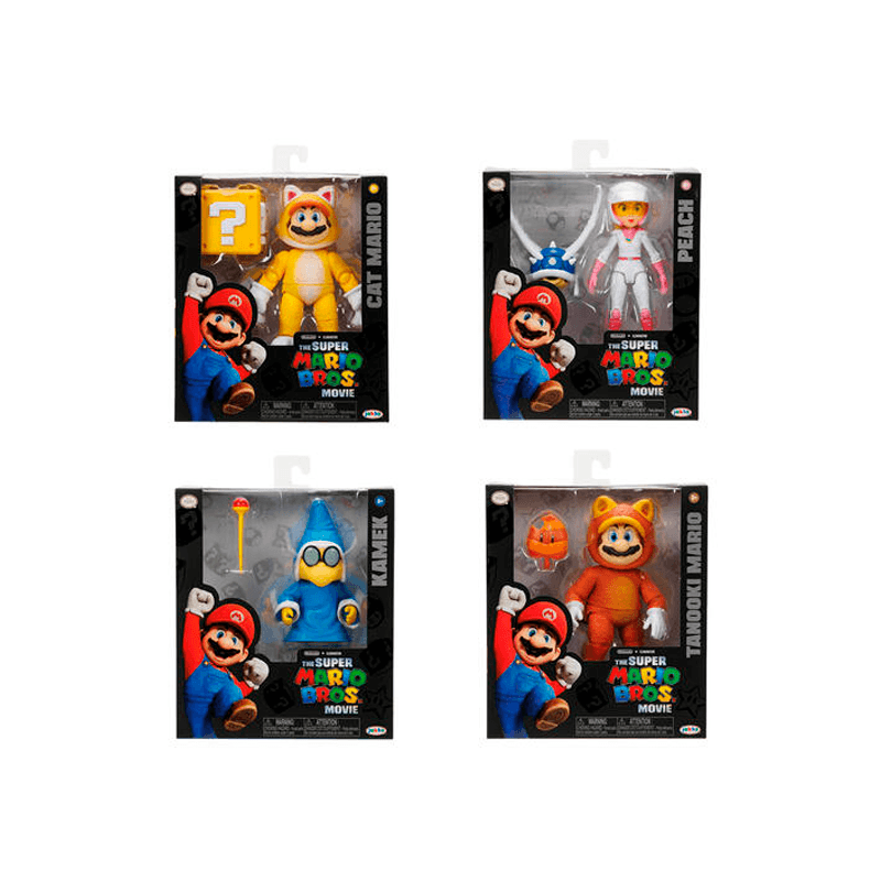 Jakks Pacific Nintendo 416304 Super Mario Movie Figura 5 Plg Surtido Wave 2
