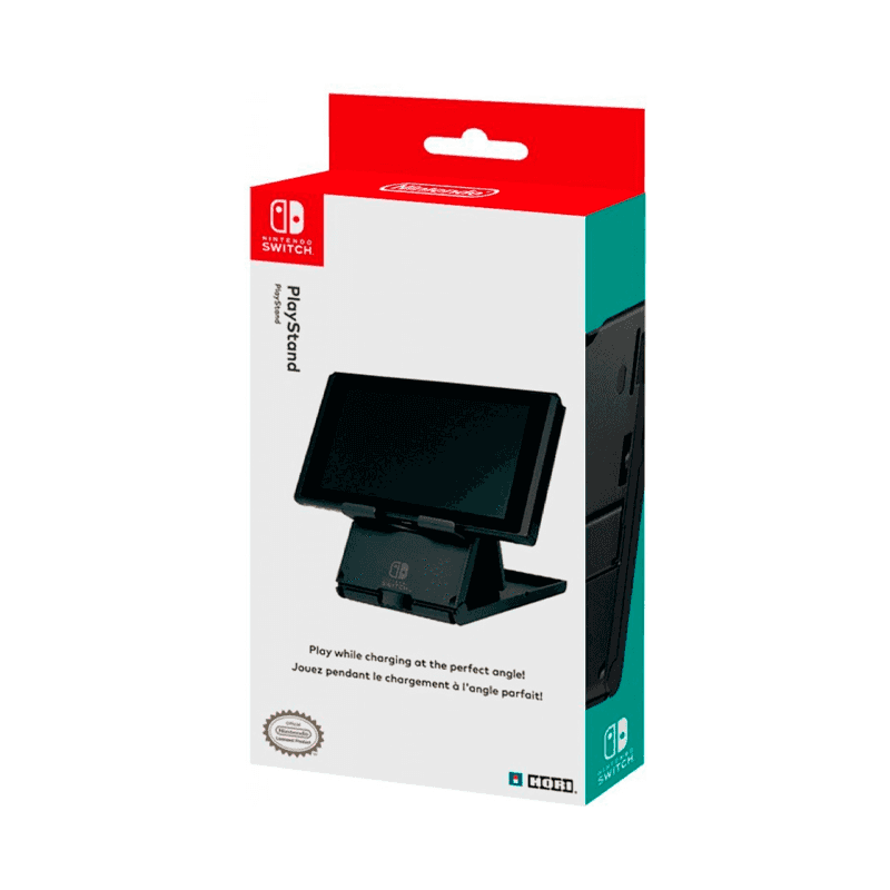 Soporte De Juego Compacto Hori Para Nintendo Switch Negro (Black)