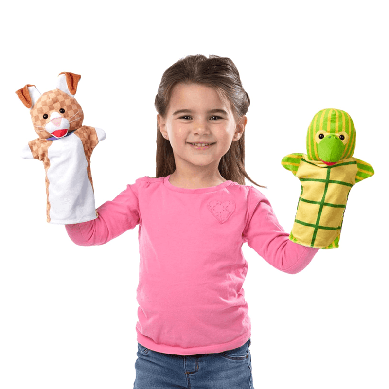 Melissa & Doug  19119 Marionetas De Mano Pet Buddies (6 Piezas)