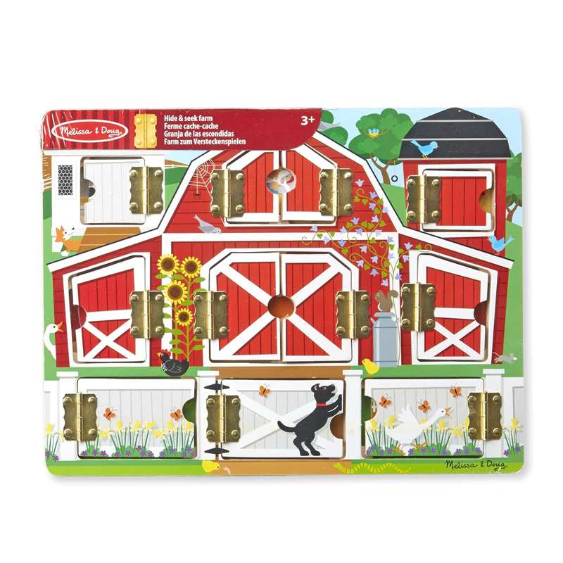 Melissa & Doug  14592 Set Tablero Magnetico De Granja