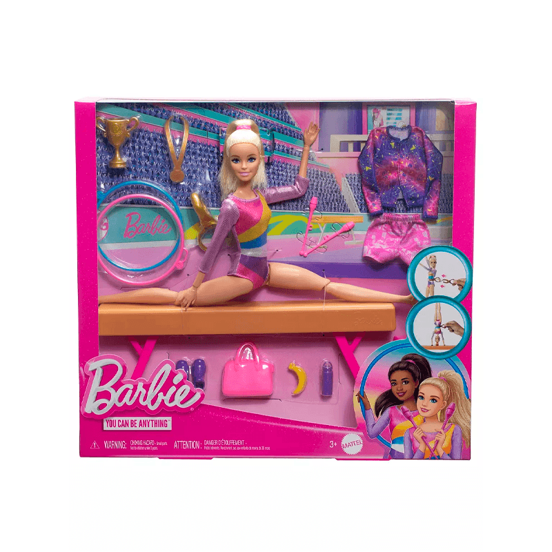 Mattel Barbie Hrg52-0 Set De Gimnasia Con Sus Accesorios
