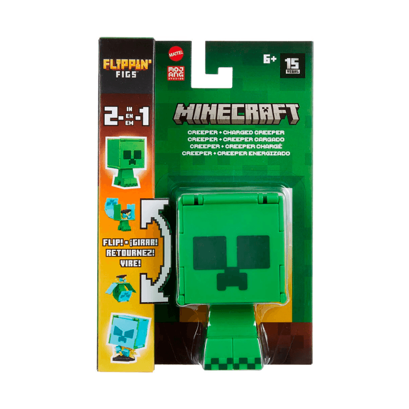 Mattel Minecraft Htl43-0 Figura De  Mc Flippin Ast