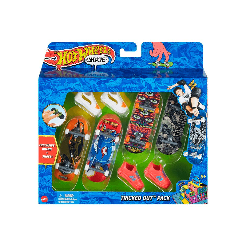 Mattel Hot Wheels Hgt84 Paquete De Patinetas  De Tony Hawk