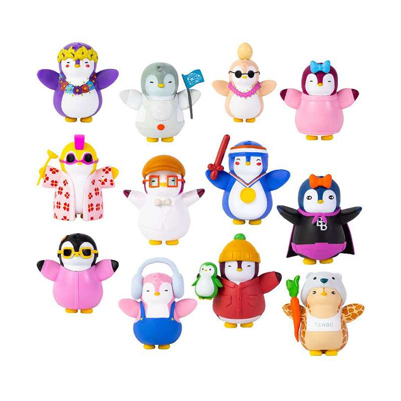 Huggable Plush Pup2007 Figura De Pudgy El Pingüino Con Iglu