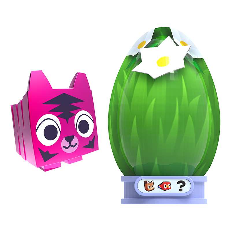 PhatMojo CB1813 Paquete de 4 Figuras de Mascota Misteriosa